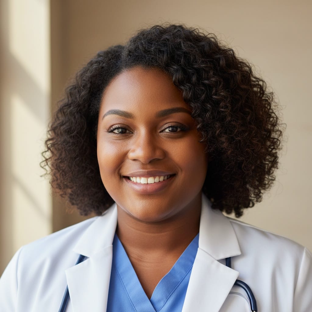 plus_size black woman natural light neutral background 75427603