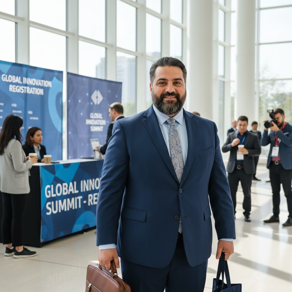 plus_size middle_eastern man lobby registration arrival 48929726