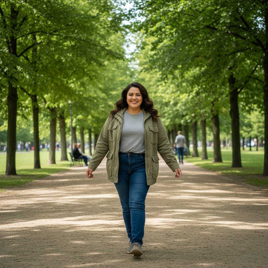 plus_size middle_eastern woman tiergarten park nature 84238238