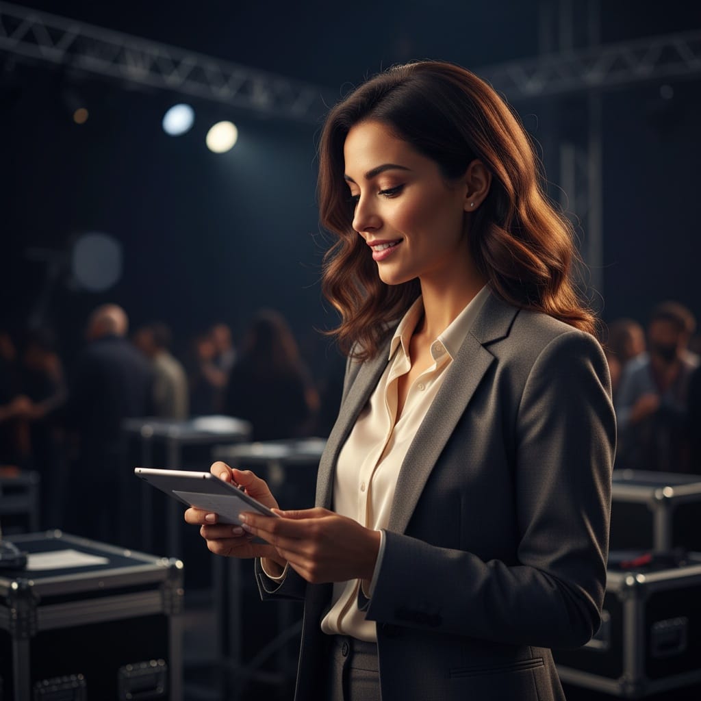 slim middle_eastern woman backstage preparation portrait 76259766