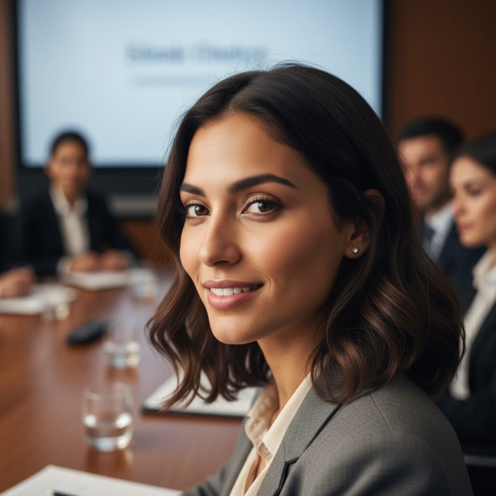 Executive Roundtable Photos - Professional AI photography