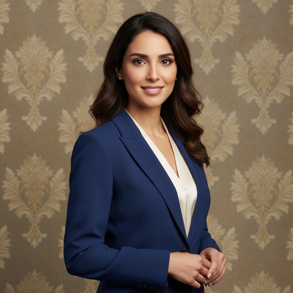 slim middle_eastern woman studio professional portrait 88601091