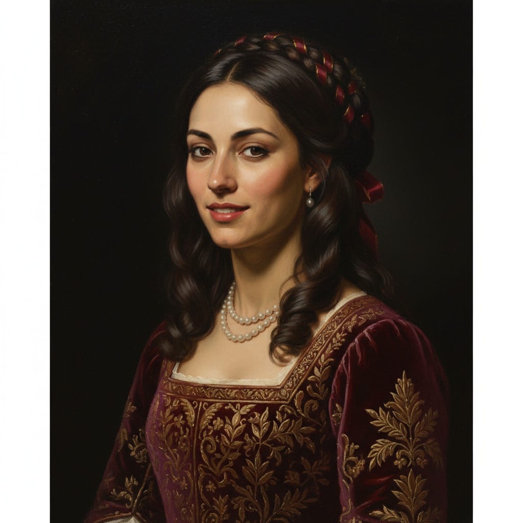 slim middle_eastern woman three quarter dark background 14817411